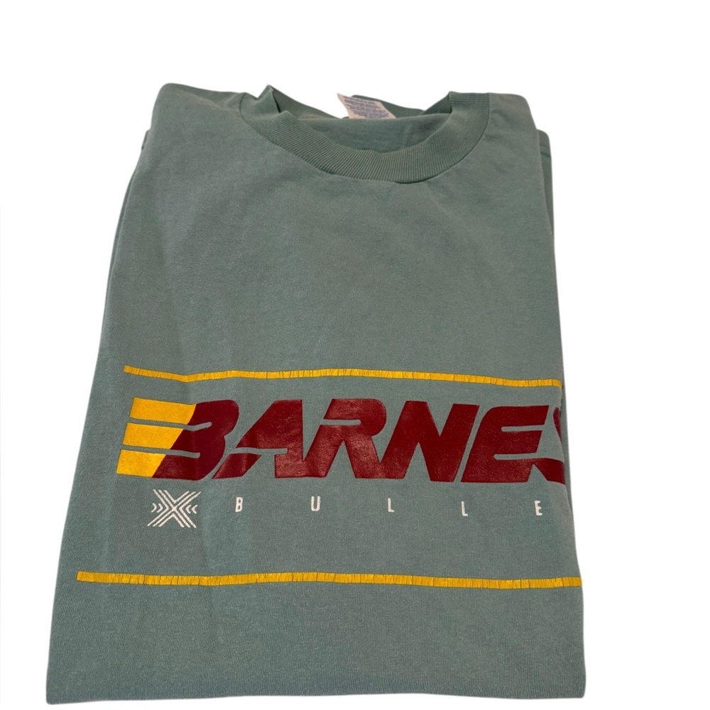 Jerzees shirt sleeve tee in sage green. Size L. Gently worn. - Picture 2 of 3